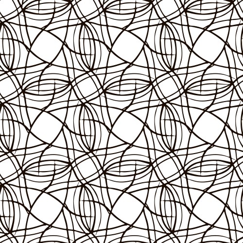 Seamless pattern with a simple abstract drawing vector image