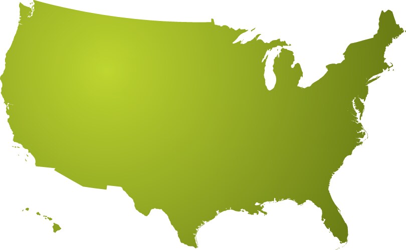 United States Map Royalty Free Vector Image - VectorStock