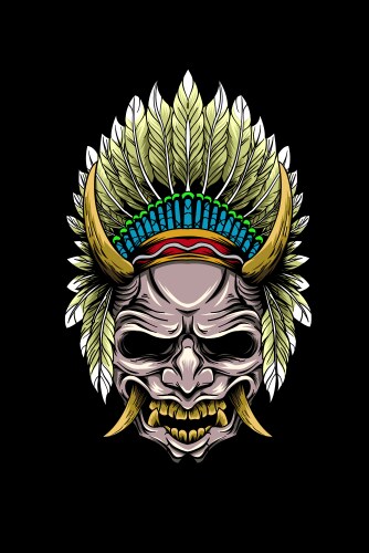 Indian samurai Vector Image