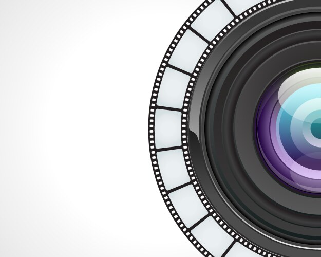 Camera lens Royalty Free Vector Image - VectorStock