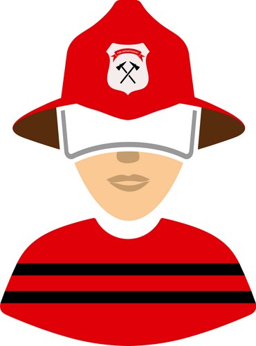 Fireman icon Royalty Free Vector Image - VectorStock