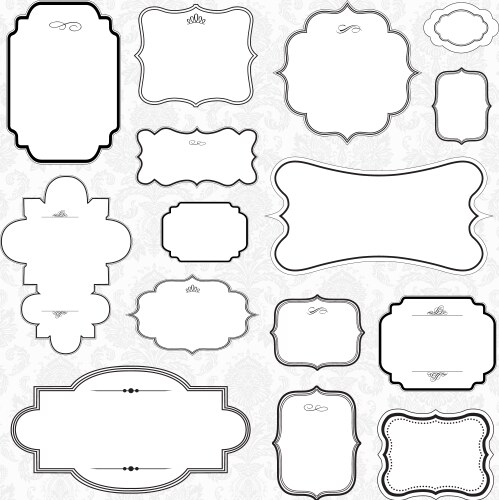 Antique frame Royalty Free Vector Image - VectorStock
