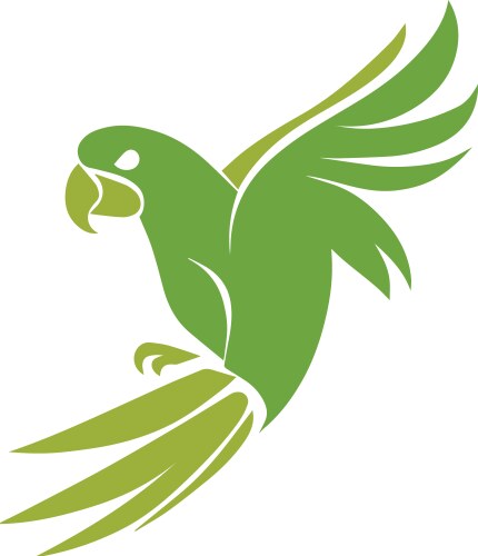 Parrot logo Royalty Free Vector Image - VectorStock