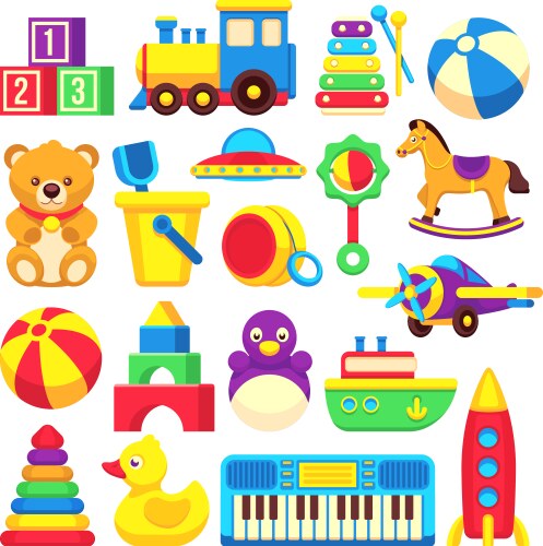 Toys Royalty Free Vector Image - VectorStock
