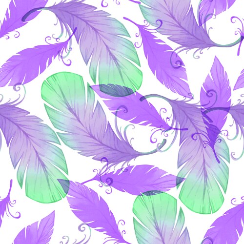 Watercolor seamless pattern Royalty Free Vector Image