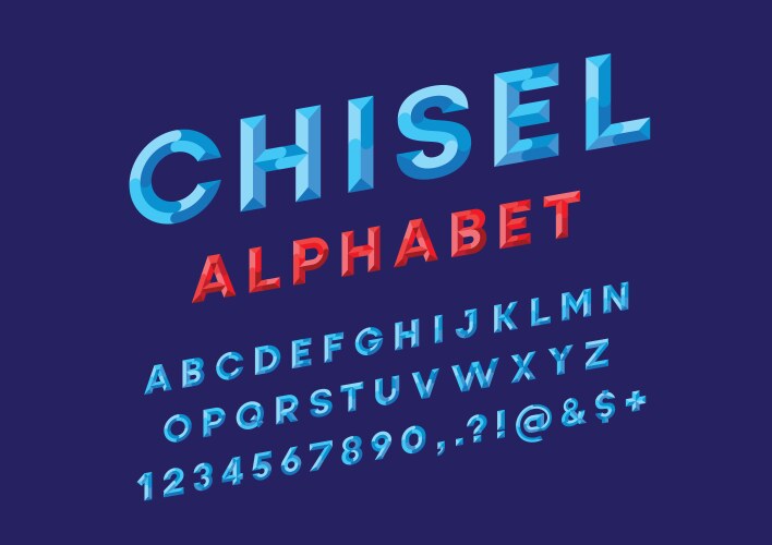 Chiseled Numbers Vector Images (over 390)