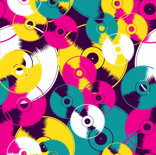 Vinyl records Royalty Free Vector Image - VectorStock