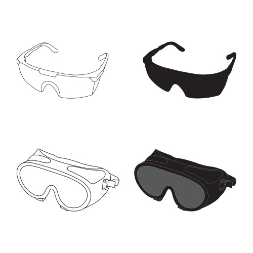 Welding Goggles Icon Vector Image