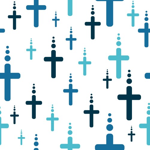 Neon cross geometric seamless pattern Royalty Free Vector