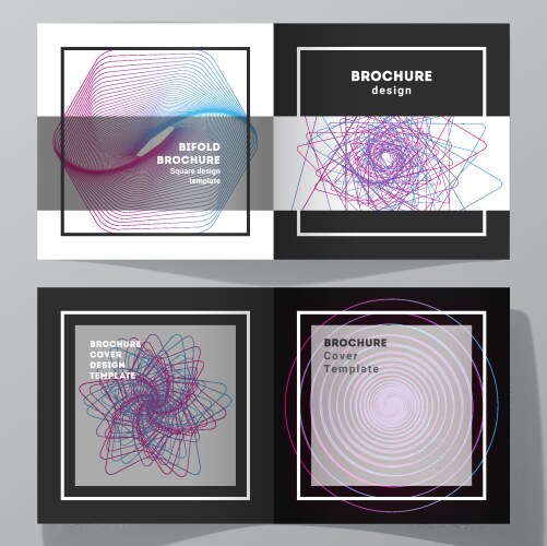 Editable layout of two Royalty Free Vector Image