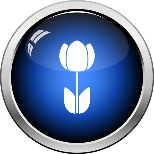 Spring flower icon Royalty Free Vector Image - VectorStock