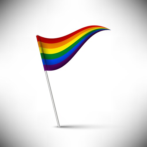 Gay pride flag Royalty Free Vector Image - VectorStock