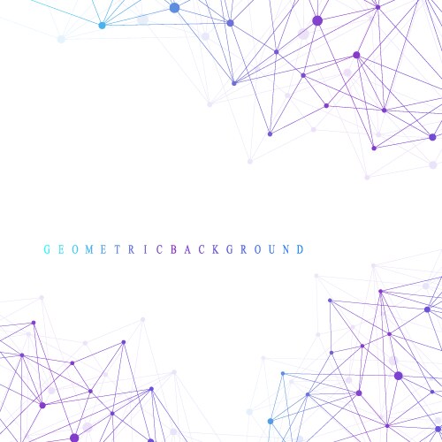 Molecule structure background seamless pattern Vector Image