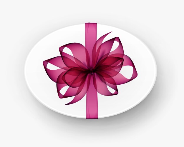 Book with ribbon bow icon Royalty Free Vector Image