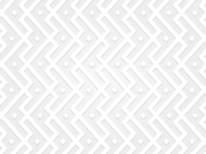 Geometric seamless pattern with soft shadow vector image