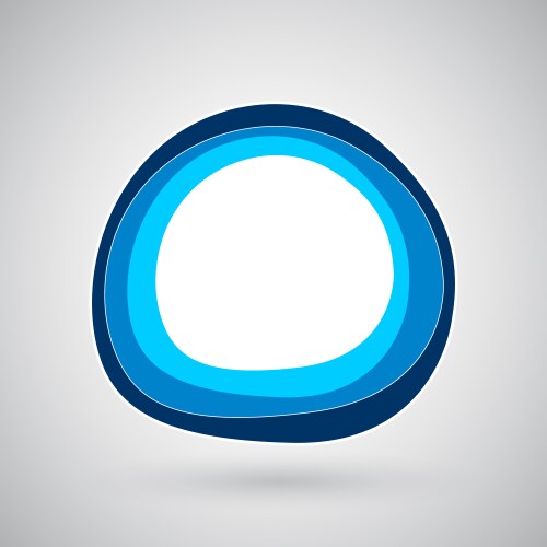 Abstract blue light circle background Royalty Free Vector