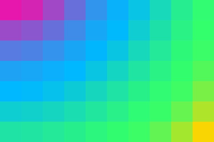 Abstract pixelated gradient square block vector image