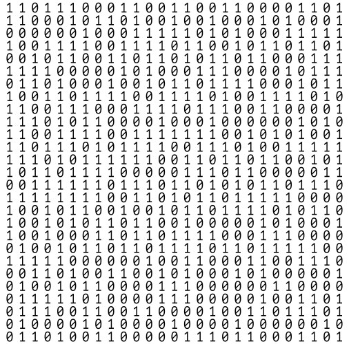 Binary numbers texture vector image