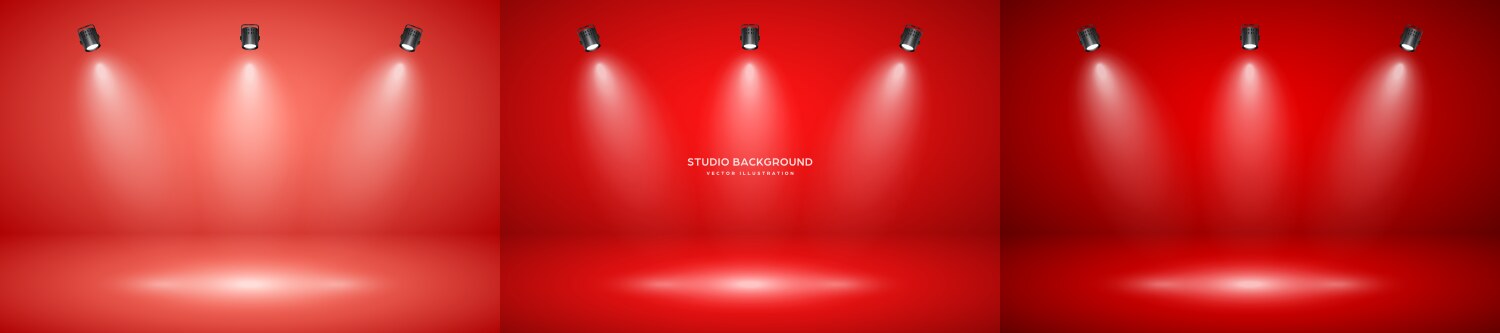 Empty studio abstract background soft spotlight vector image