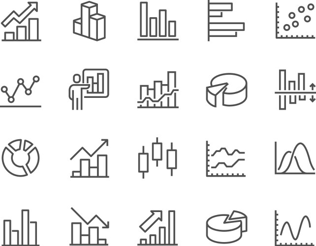 Line plants icons Royalty Free Vector Image - VectorStock