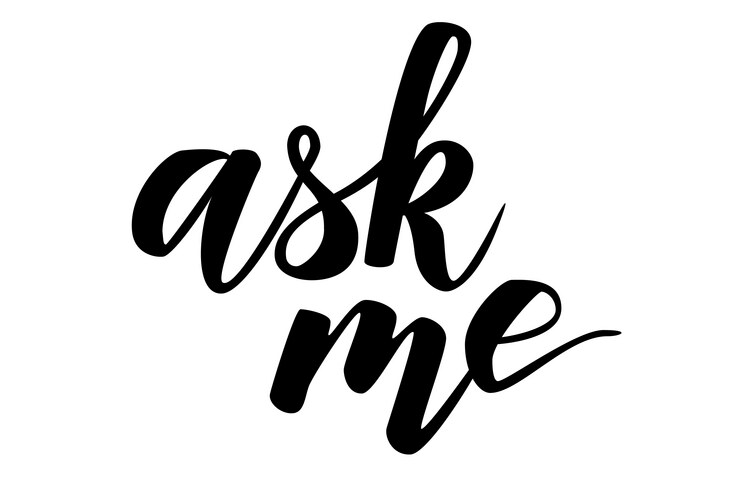 Ask me Vector Images & Graphics for Commercial Use | VectorStock