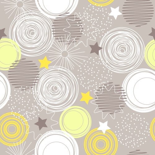 seamless background pattern with abstract vector image