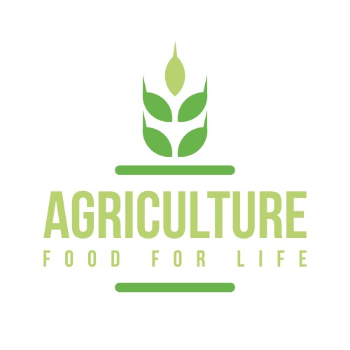 Farm agriculture harvest logo template vector image