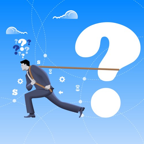 Problem Contain Image Teamwork collaboration and problem solution Vector Image