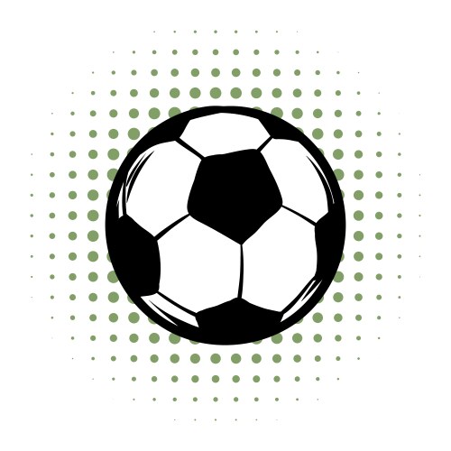Soccer Ball Icon Vector Image