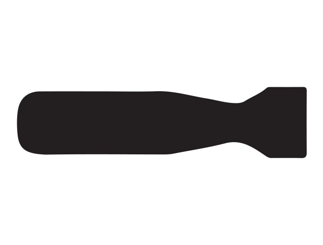 Bomb explosion silhouette art Royalty Free Vector Image