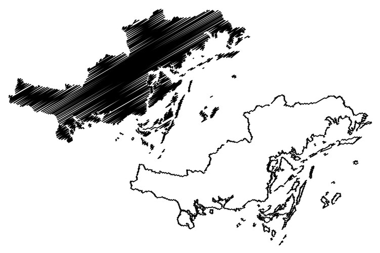 Quang Ninh Province Map Vector Image