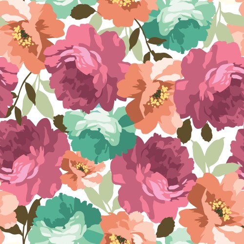 Luxurious color roses Royalty Free Vector Image