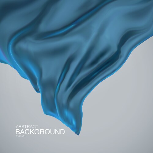 Vector Textile Blue Blue fabric satin texture for background Vector Image