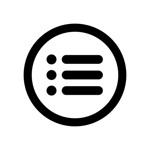 Web Menu Icon - Flat Button Style vector image
