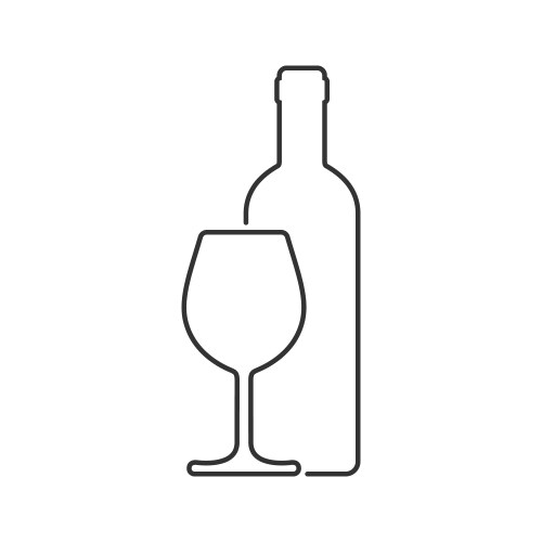 Glass wine wineglass icon Royalty Free Vector Image