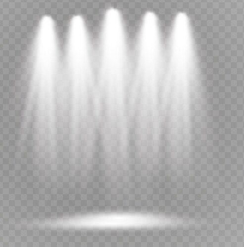 Spotlight light effect Royalty Free Vector Image