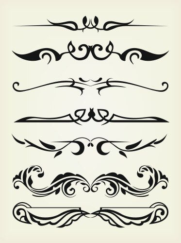 Vector Text Caligrams Calligraphy Royalty Free Vector Image - VectorStock