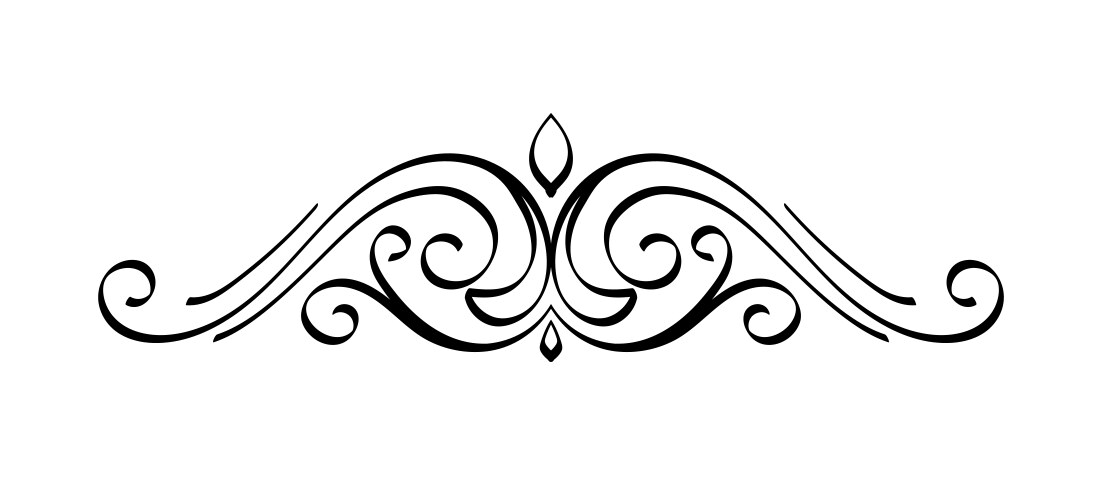 Vintage frame element traditional border Vector Image