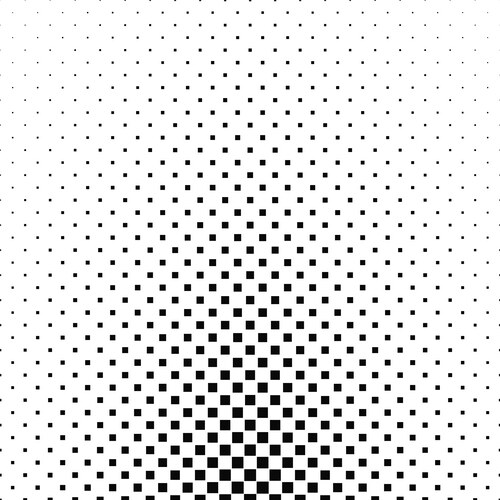 Black and white square pattern background design Vector Image