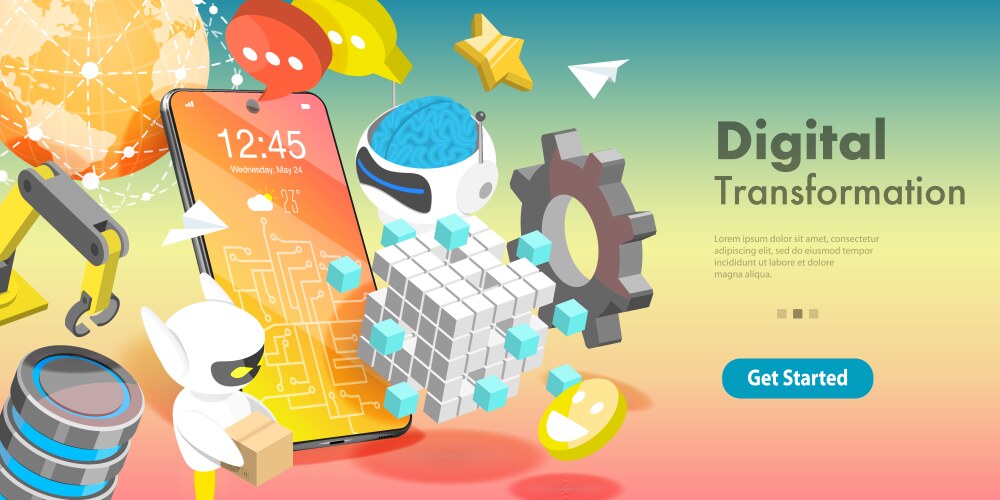 Digital Transformation Icon Vector Images (over 5,900)