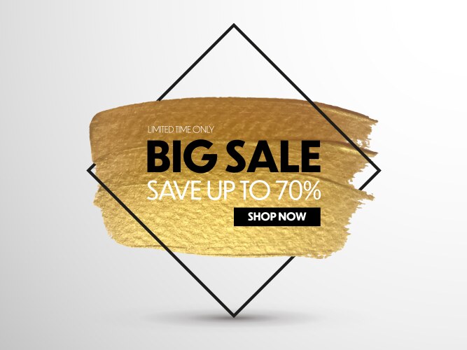 sale banner design special offer vector image