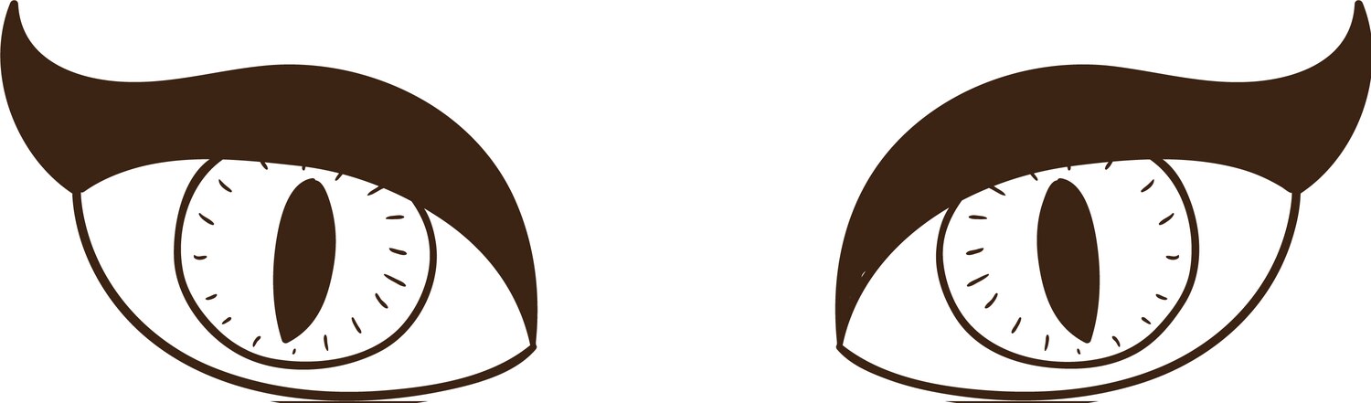 Scary witch or vampire eyes Vector Image