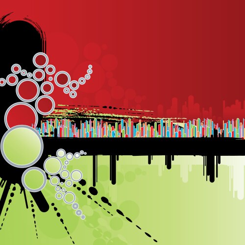 Skate grunge background Royalty Free Vector Image