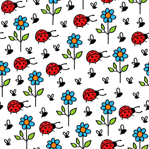 Kids pattern Royalty Free Vector Image - VectorStock