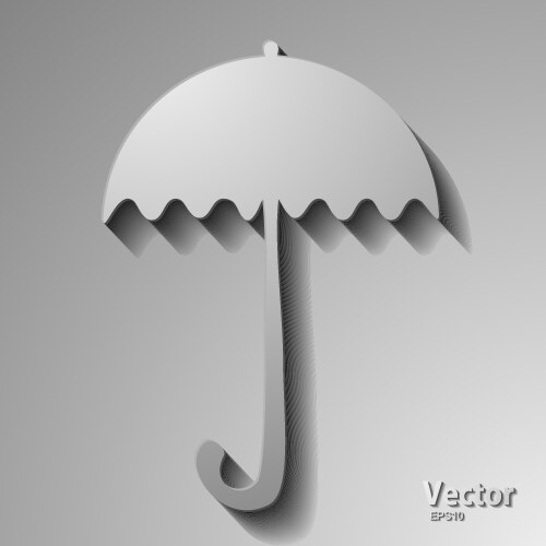 Umbrella icon vector image