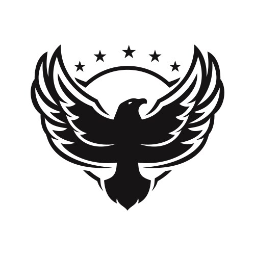 eagle logo vector image