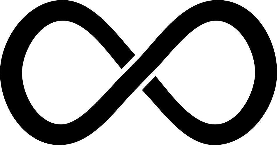 Curve infinity icon (40301990) – Royalty-Free Vector | VectorStock