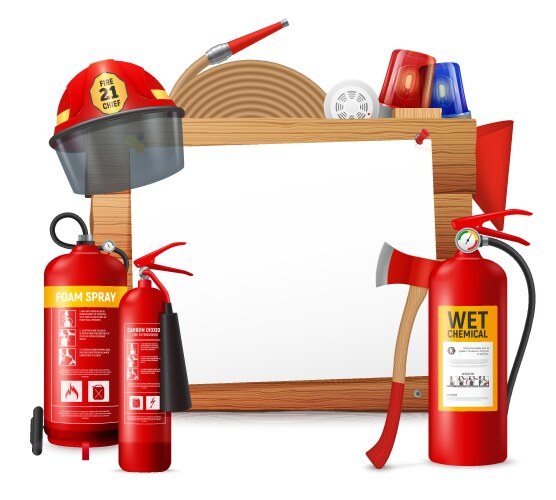Fire extinguister vertical infographics Royalty Free Vector