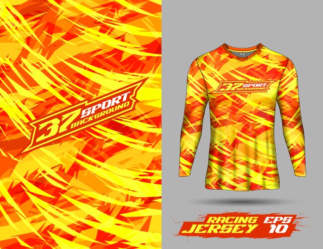 Sports jersey and t-shirt template Royalty Free Vector Image