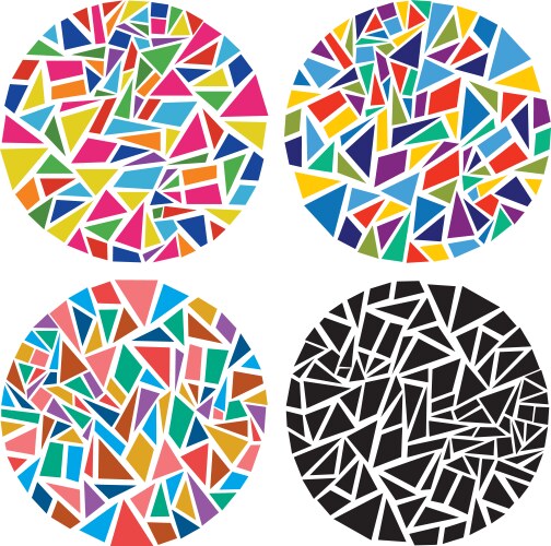 Abstract mosaic background Royalty Free Vector Image